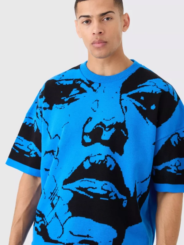 T-shirt oversize dessiné